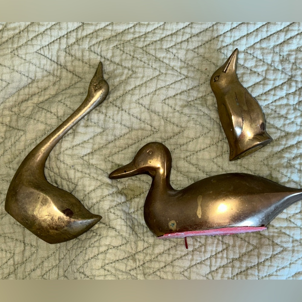 Brass bird lot